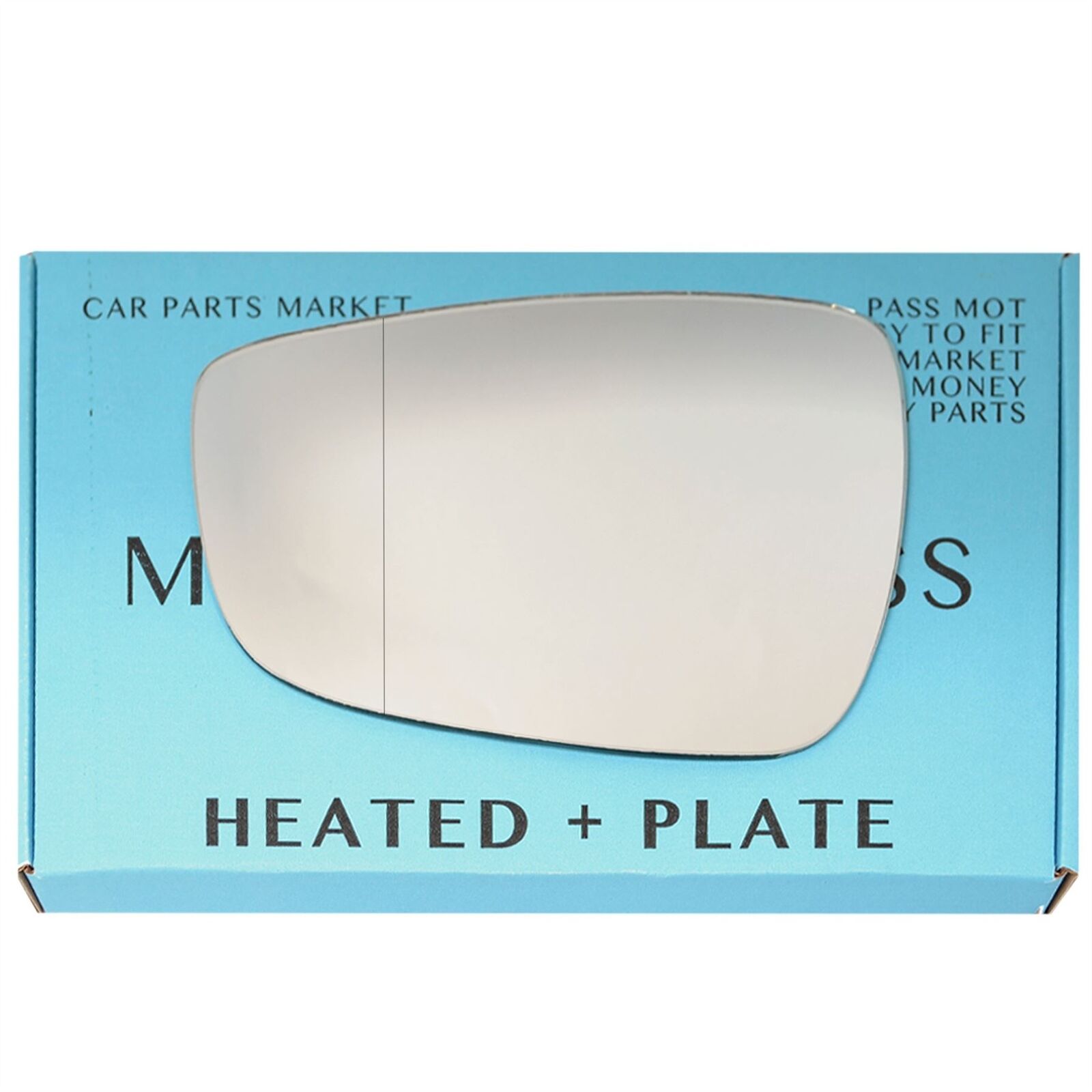Left Side Wide Angle Wing Mirror Glass For Hyundai Veloster 2011-17 Heated Plate