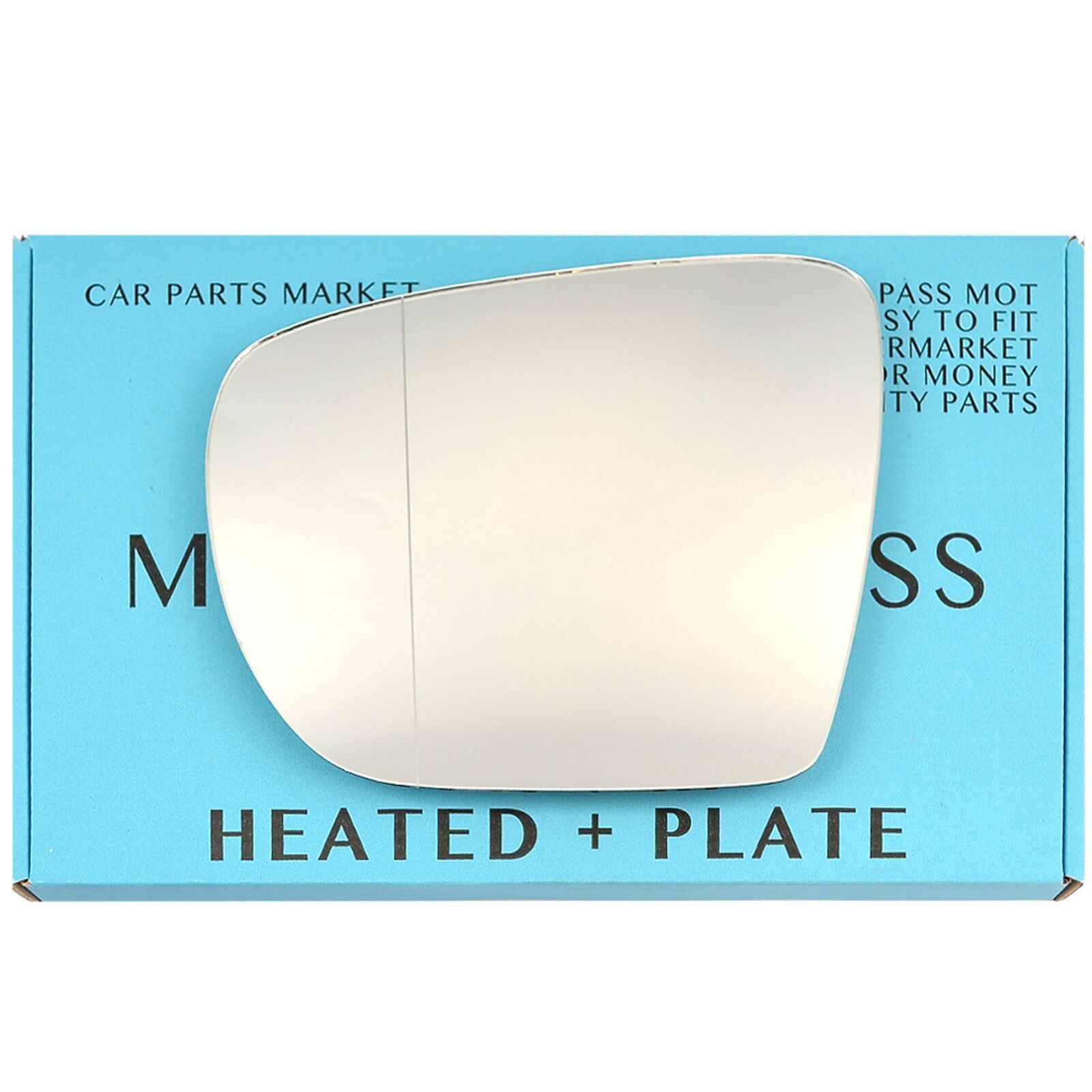 Left Side Wide Angle Wing Mirror Glass For Hyundai ix35 2010-2016 Heated + Plate