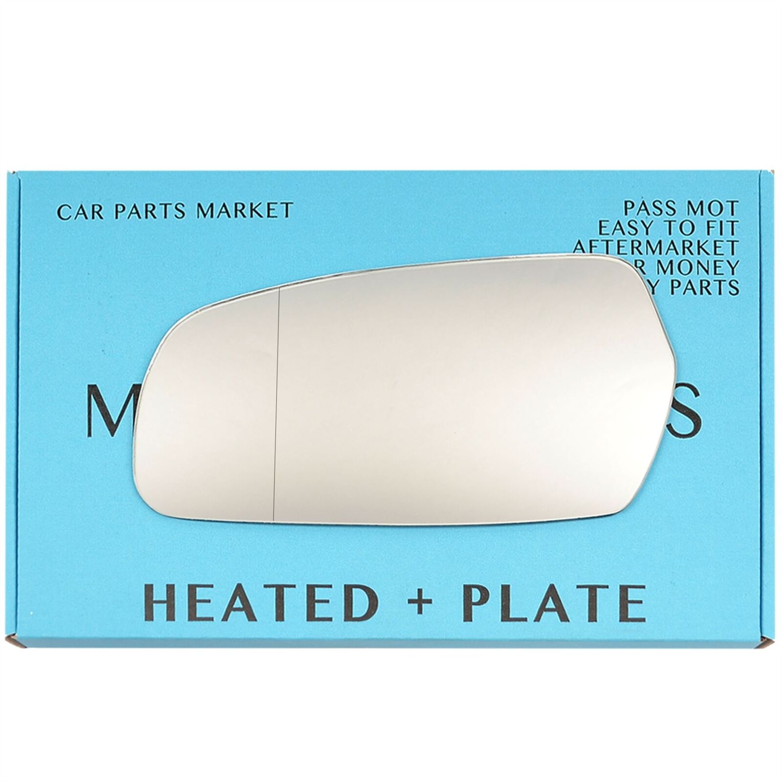 Left Side Wide Angle Wing Door Mirror Glass For Kia Magentis 06-10 Heated +Plate