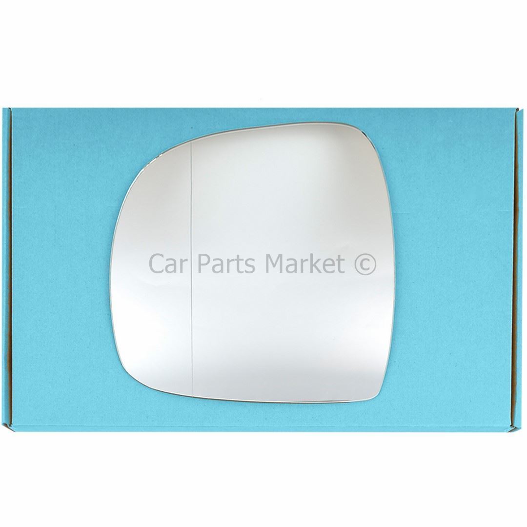 For Mercedes Vito 2 2003-2009 Left Side Aspheric Electric Mirror Glass +Plate