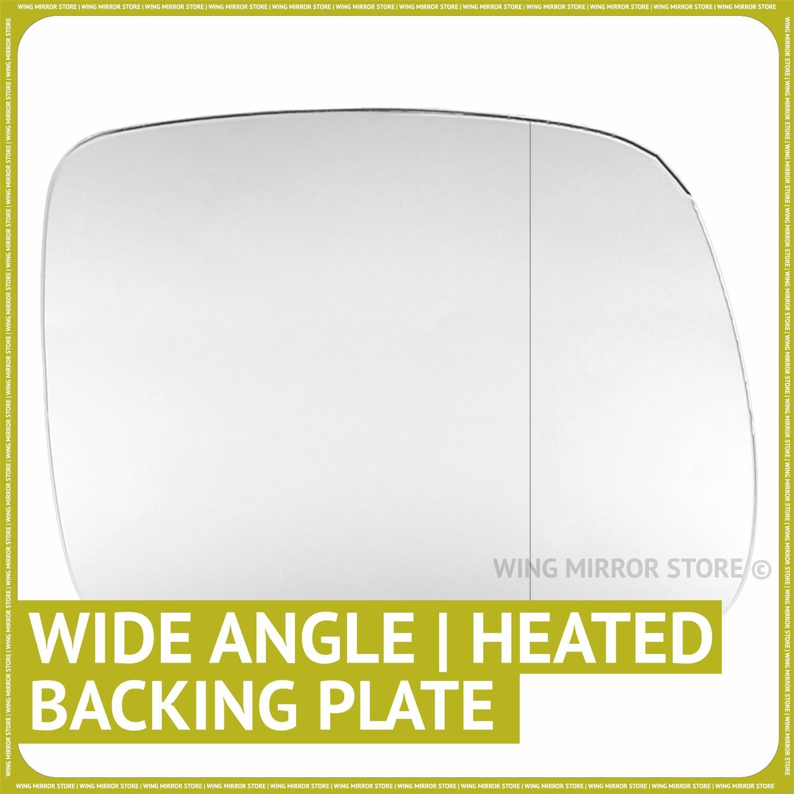 For Mercedes Vaneo 2002-2005 Right Side Aspheric Electric Mirror Glass +Plate
