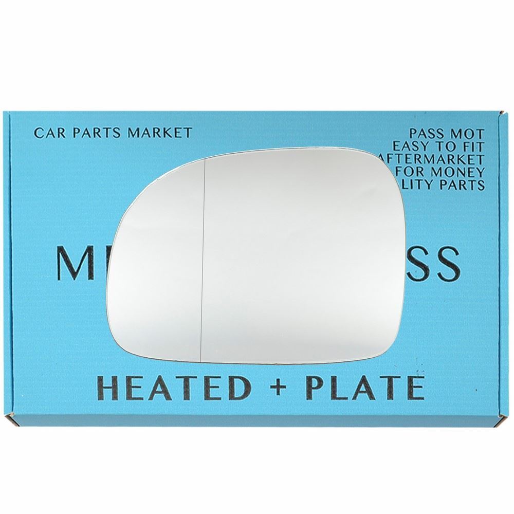 For Mercedes Viano 2004-2009 Left Side Aspheric Electric Mirror Glass +Plate