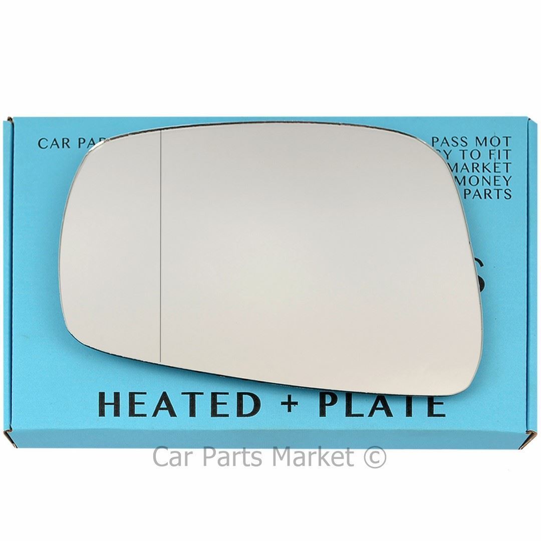 Left Side Wide Angle Wing Mirror Glass For Nissan Pathfinder 05-08 Heated +Plate