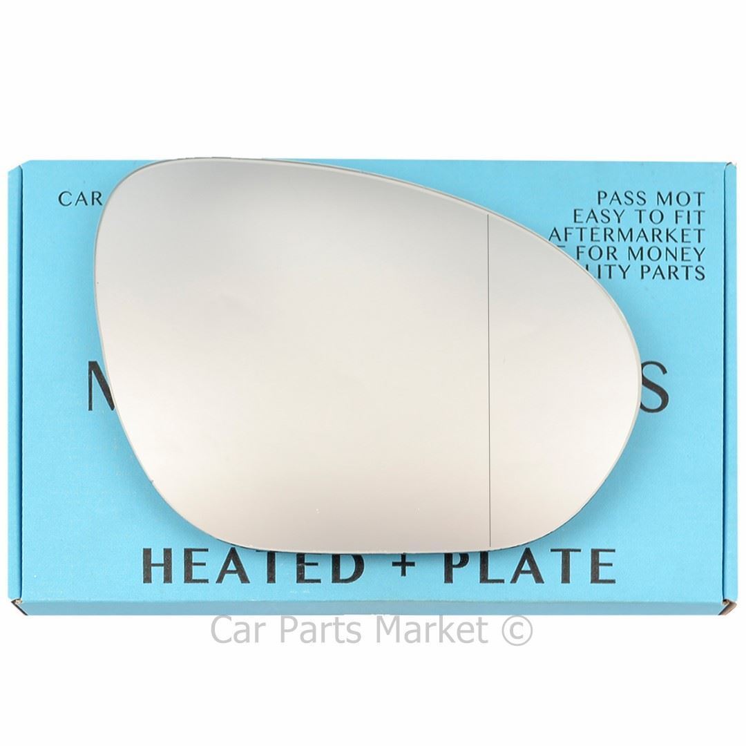 Right Side Wide Angle Wing Mirror Glass For Nissan Juke 2011-2014 Heated +Plate