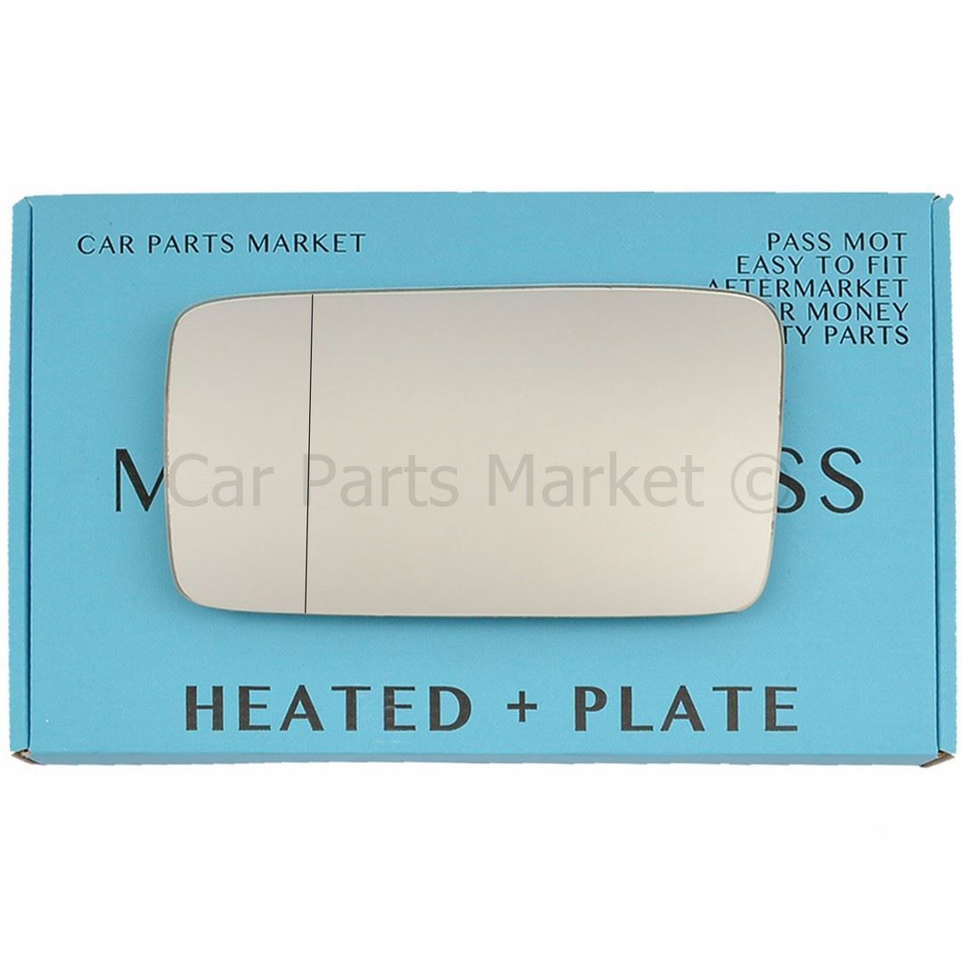 For Seat Ibiza 93-99 Left Side Aspheric Electric Wing Mirror Glass with Plate