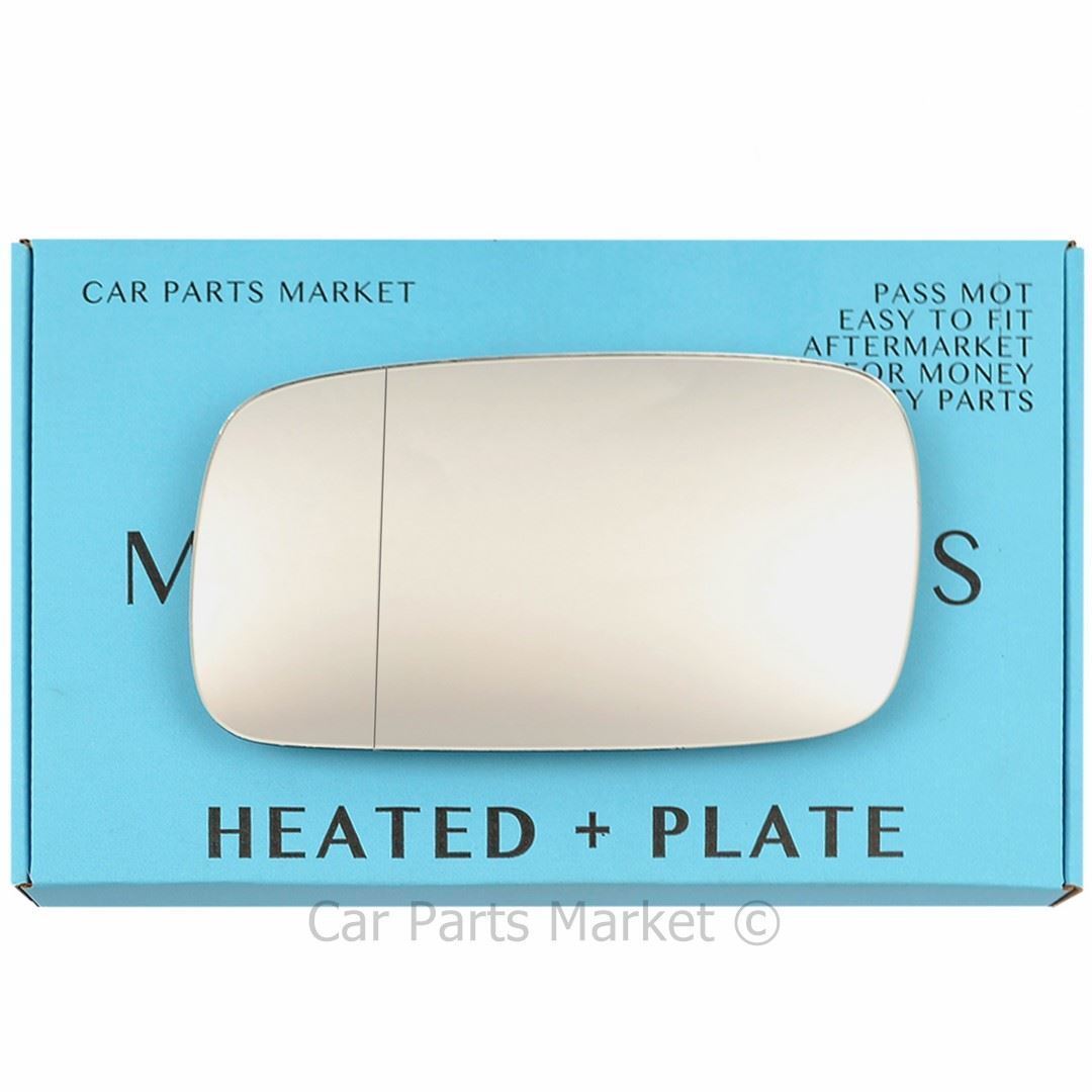 Left Side Wide Angle Wing Mirror Glass For Vw passat b3 b4 88-97 Heated +Plate