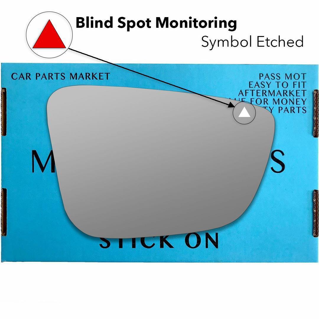 Right Driver Side BSM Wing Mirror Glass For BMW i4 G26 2021-2023