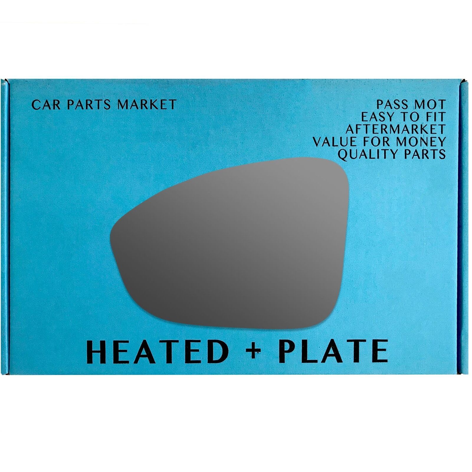 Left Passenger Side Wing Mirror Glass For Dacia Jogger 2022-2023 Heated Plate