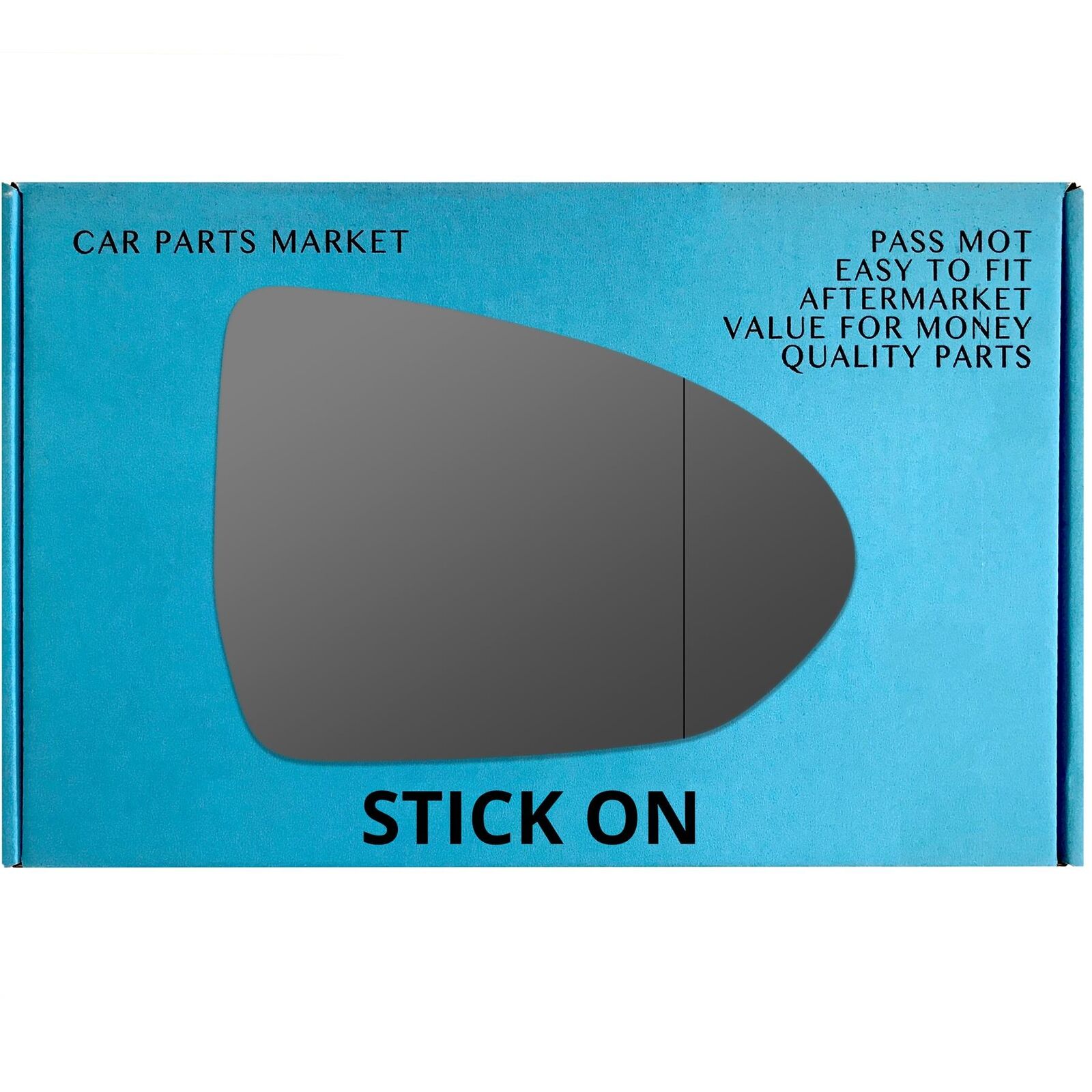 Right Driver Side Wide Angle Wing Mirror Glass For MG GS 2022-2023