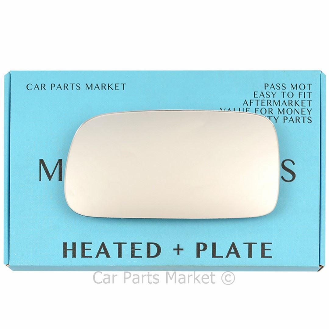 Left Side Wing Mirror Glass For Nissan Primera P11 1996-02 Heated + Plate