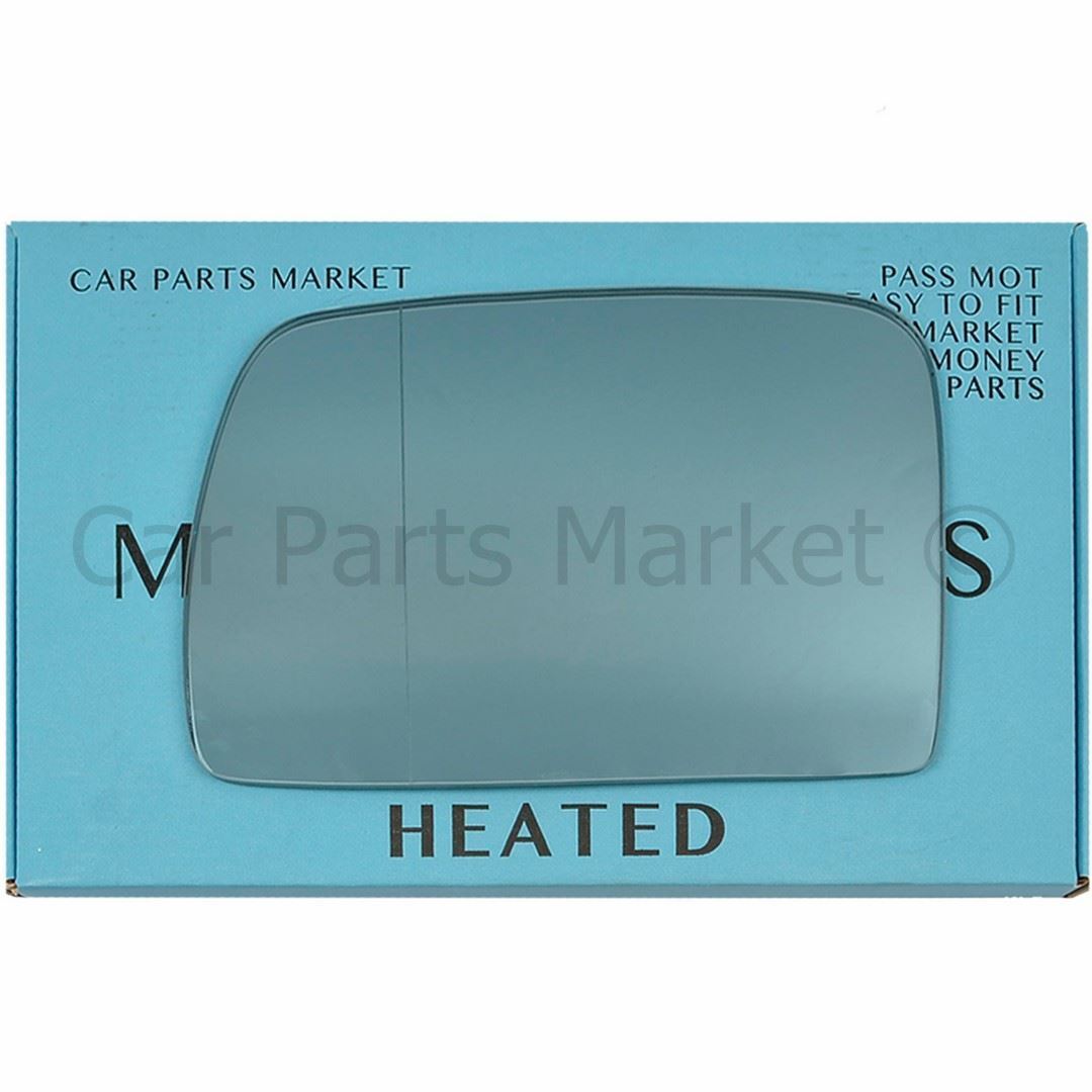 For BMW x5 99-06 Left Passenger Side Aspheric Electric Blue Wing Mirror Glass