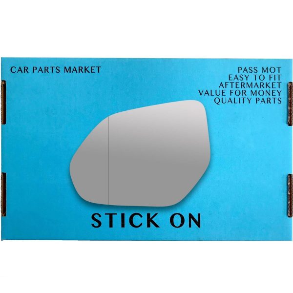 Left Passenger Side Wide Angle Wing Mirror Glass For Lamborghini Urus 2018-23
