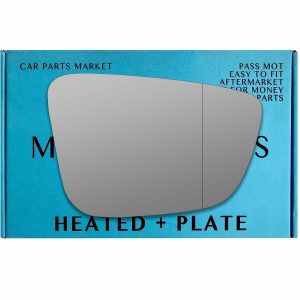 Right Side Wide Angle Mirror Glass For BMW 3 Series G20 2019-2023 Heated Plate