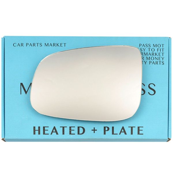 Left Passenger Side Wing Mirror Glass For Jaguar XE 2015-2023 Heated Plate