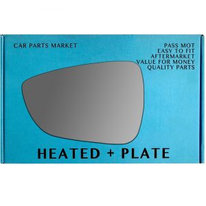Left Passenger Side Wing Mirror Glass For Ford Focus 2018-2023 Heated Plate