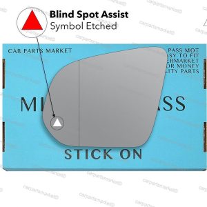 For Mercedes G-class 2018-23 Left Side BSA BSM Wing Mirror Glass with blind spot