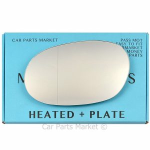 For Ferrari CaliFornia 08-14 Left Aspheric Electric Wing Mirror Glass with Plate