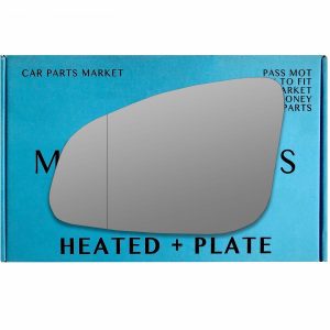 For BMW M3 M4 2014-20 Left Passenger Side Wide Angle Mirror Glass electric Plate