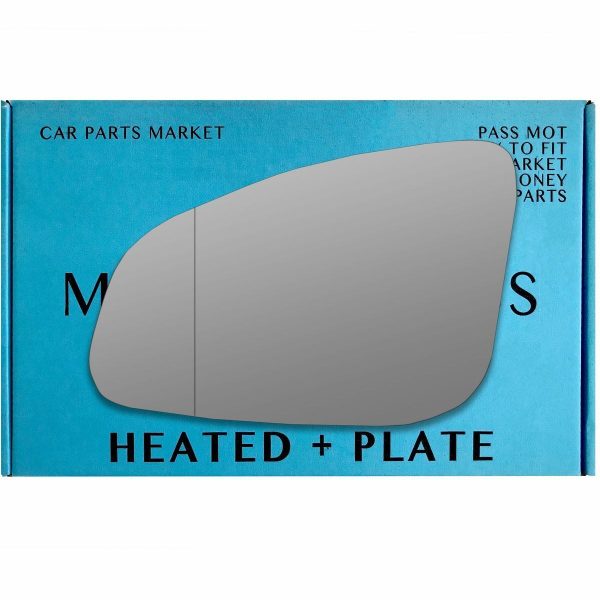 For BMW M3 M4 2014-20 Left Passenger Side Wide Angle Mirror Glass electric Plate