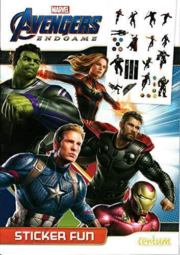 Avengers Endgame Marvel Sticker Fun Activity Centum Word Games... by Centum Paperback Book Pre-Owned English
