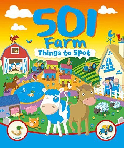 501 Farm Things to Spot, Igloos Paperback Book Pre-Owned English
