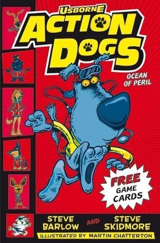 Action Dogs: Ocean of Peril by Skidmore, Steve Paperback Book Pre-Owned English