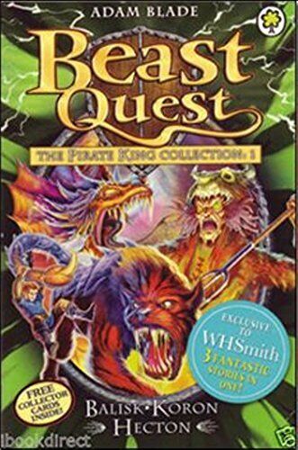 Beast Quest: Beast Quest: The Pirate King Collection: Part 1 (... by Blade, Adam Paperback Book Pre-Owned English