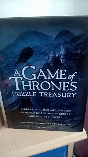A game of thrones puzzle treasury riddles etc... Paperback Book Pre-Owned English