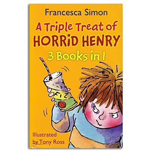 Triple Treat of Horrid Henry by Francesca Simon Paperback Book Pre-Owned English