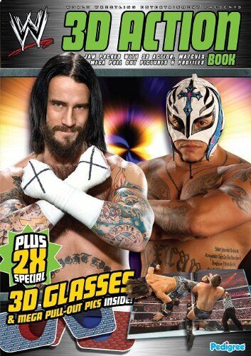 WWE 3D Action Winter 2010, Pedigree s Ltd Paperback Book Pre-Owned English
