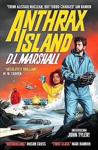 Anthrax Island (The John Tyler seri..., Marshall, D. L. Paperback Book Pre-Owned English