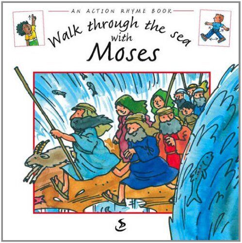 Walk Through the Sea with Moses (Action Rhyme s) by Lane, Leena Paperback Book Pre-Owned English