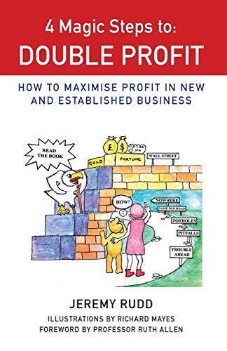 4 Magic Steps to Double Profit: Key action points for running... by Rudd, Jeremy Paperback Book Pre-Owned English
