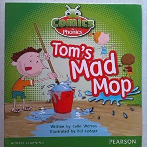 Tom's Mad Mop (Comics for Phonics) by Celia Warren Paperback Book Pre-Owned English