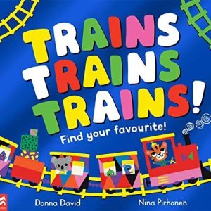 Trains Trains Trains!: Find Your Favou..., David, Donna Paperback Book Pre-Owned English