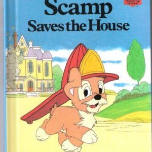 Walt Disney's Scamp Saves the House, Disney Paperback Book Pre-Owned English