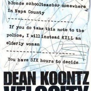 Velocity, Koontz, Dean Paperback Book Pre-Owned English