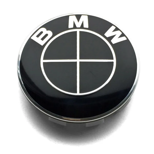 BMW Black & White Center Hub Alloy Wheel Cap 56mm 1 PCS