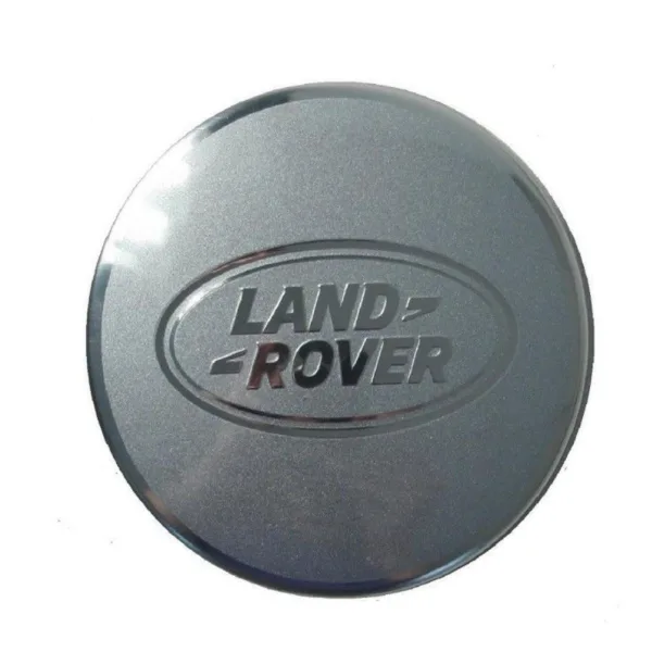Silver Land Rover Wheel Center Cap Hub Badge 63mm 1 PCS For Evoque Defender Discovery Sport Velar Freelander