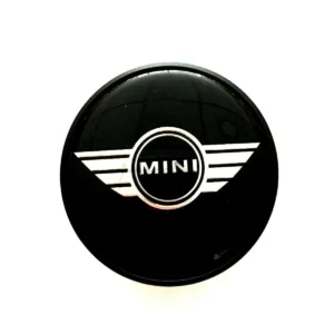 Black/Silver Mini Cooper Wheel Center Cap Hub Badge 54mm 1 PCS For Hardtop Clubman S D E