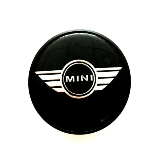 Black/Silver Mini Cooper Wheel Center Cap Hub Badge 54mm 1 PCS For Hardtop Clubman S D E