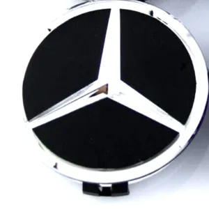 Black/Silver Mercedes Benz Wheel Center Cap Hub Badge 60mm 1 PCS For W202 W203 W204 W208 W210 W220 W221