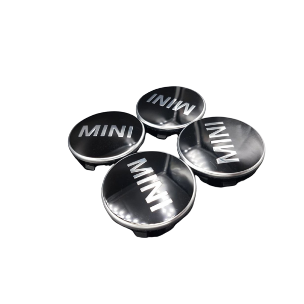 Black Mini Cooper Car Wheel Center Caps Hub Cover 54mm 4 PCS For Hardtop Clubman S D E