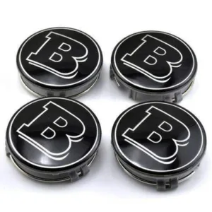 Brabus Mercedes Car Wheel Center Caps Hub Cover 75mm 4 PCS For A B C E S G CLASS CLA CLS SLK ML AMG