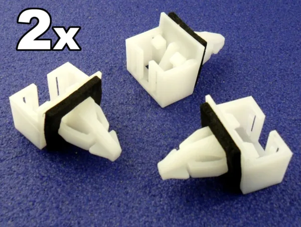 2x Honda Civic 7th Generation Rear Bumper Spacer & Retainer Clips / Fasteners