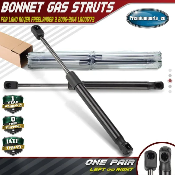 2X FRONT BONNET GAS STRUTS SPRING FOR LAND ROVER FREELANDER 2 2006-2014 LR001773