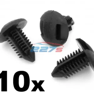 10x 7mm Fir Tree Clips- Interior Boot, Dashboard & Trim Panel Clips, Toyota