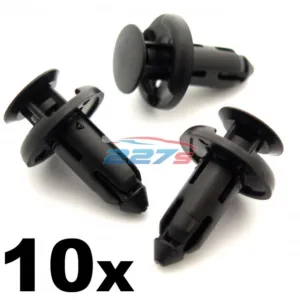 10x 8mm Plastic Trim Clips for Sill Covers, Side Skirts & Sill Trims for Honda