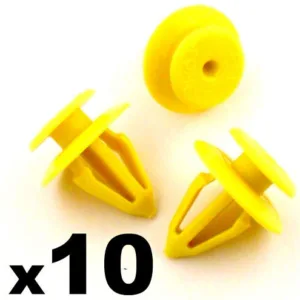 10x Audi Interior Trim Clips for Door Cards & Mouldings