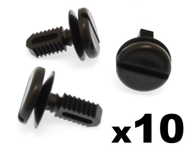 10x BMW Plastic Trim Clips Dash covers, shields, boot linings & battery covers